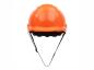 Preview: Nitras Head Protect 9500 Schutzhelm mit Größenregulierung und Kinnriemen, orange